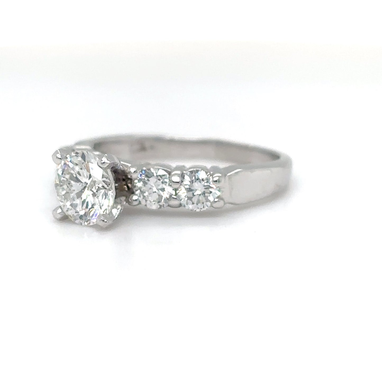 14KW 1.93CTW ROUND DIAMOND ENGAGEMENT RING SI2-I2/G-H 3.8G