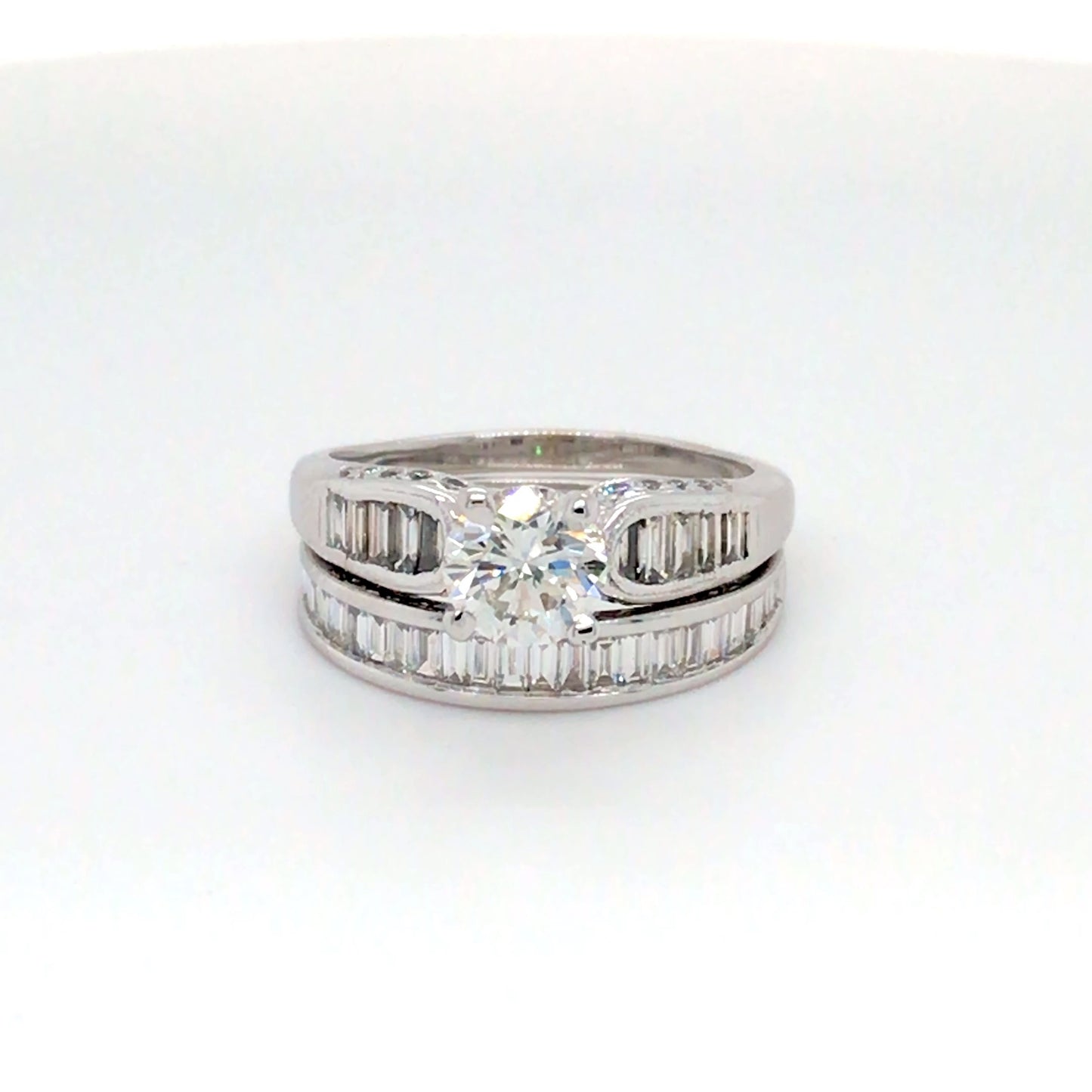 14KW 0.75CTW BAGUETTE DIAMOND BAND SI/H 1.6G