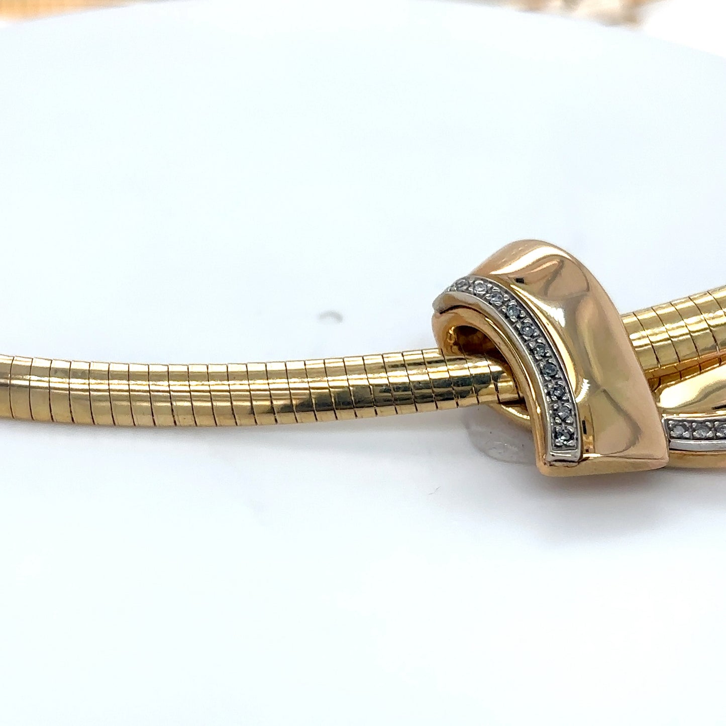 14KY 0.10CTW DIAMOND RIBBON SLIDE I1/G-H 3.1G