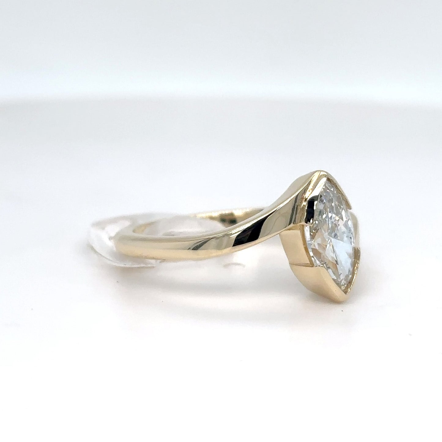 14KY 1.10CT MARQUISE BRILLIANT DIAMOND RING SI1/F 3.8G - Fine Jewelry in Bradenton Michael & Co. Jewelers