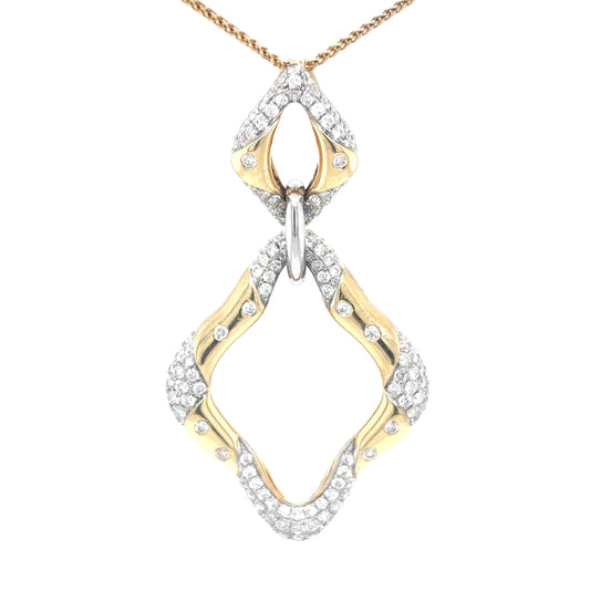 14KY 1.45CTW PAVE DIAMOND FASHION PENDANT 6.5G-Fine Jewelry in Bradenton &amp; Lakewood Ranch, Fl. | Michael &amp; Co. Jewelers