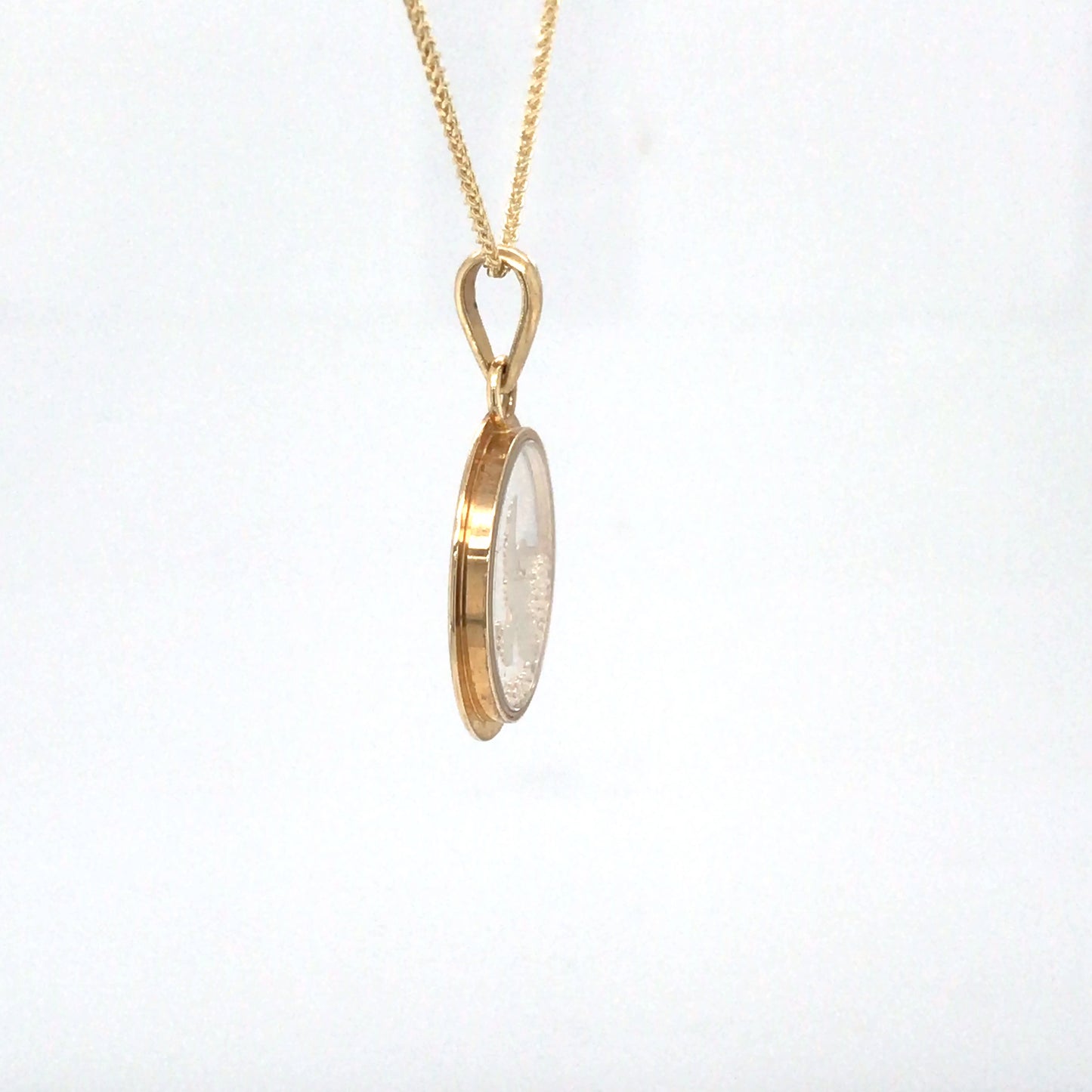 14KY PELICAN WINDOW PENDANT