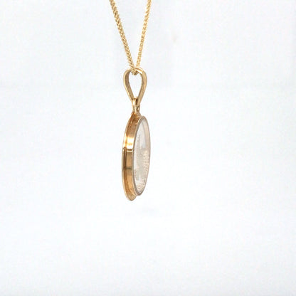 14KY PELICAN WINDOW PENDANT