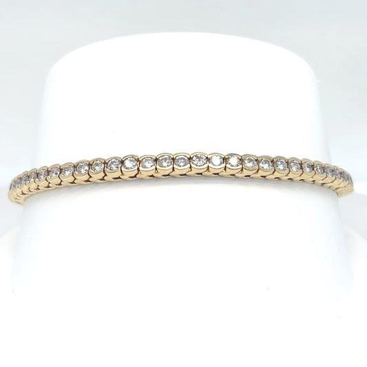 14KY 7.5" 3.50CTW DIAMOND BRACELET SI2/H 14.8G-Fine Jewelry in Bradenton &amp; Lakewood Ranch, Fl. | Michael &amp; Co. Jewelers