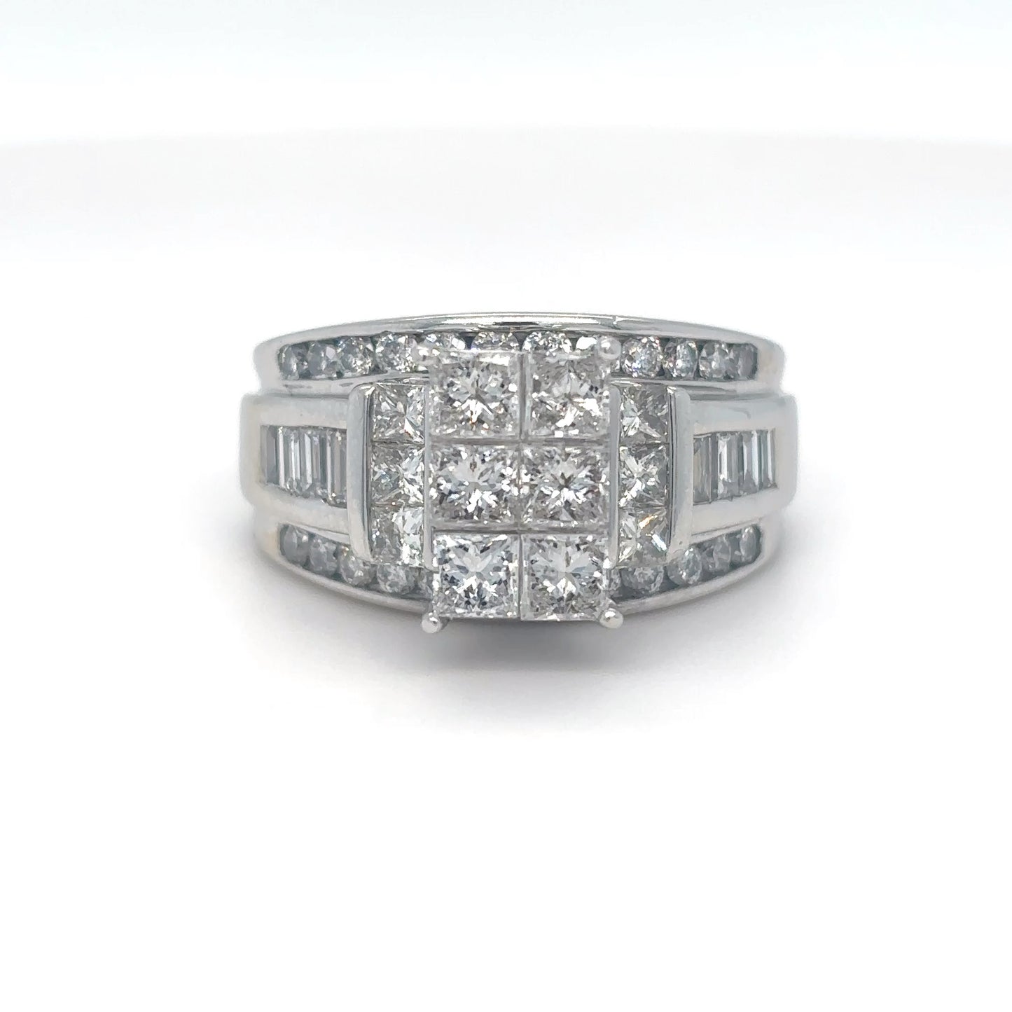 14KW 2.00CTW PC-BAG-RBC DIAMOND ENGAGEMENT RING SI2-H 9.5G