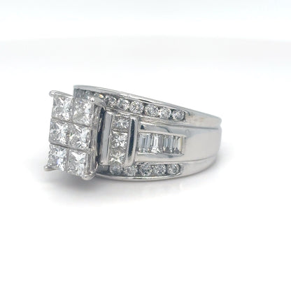 14KW 2.00CTW PC-BAG-RBC DIAMOND ENGAGEMENT RING SI2-H 9.5G