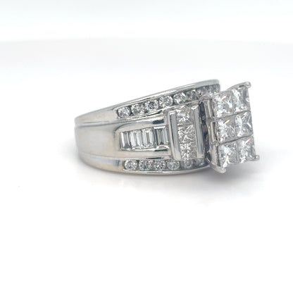 14KW 2.00CTW PC-BAG-RBC DIAMOND ENGAGEMENT RING SI2-H 9.5G