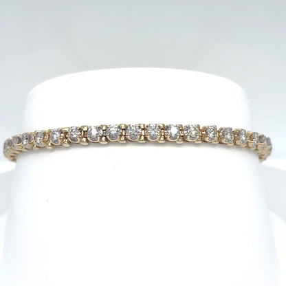 14KY 7" 2.50CTW DIAMOND BRACELET SI/H-I 10.3G