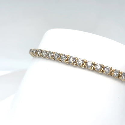 14KY 7" 2.50CTW DIAMOND BRACELET SI/H-I 10.3G