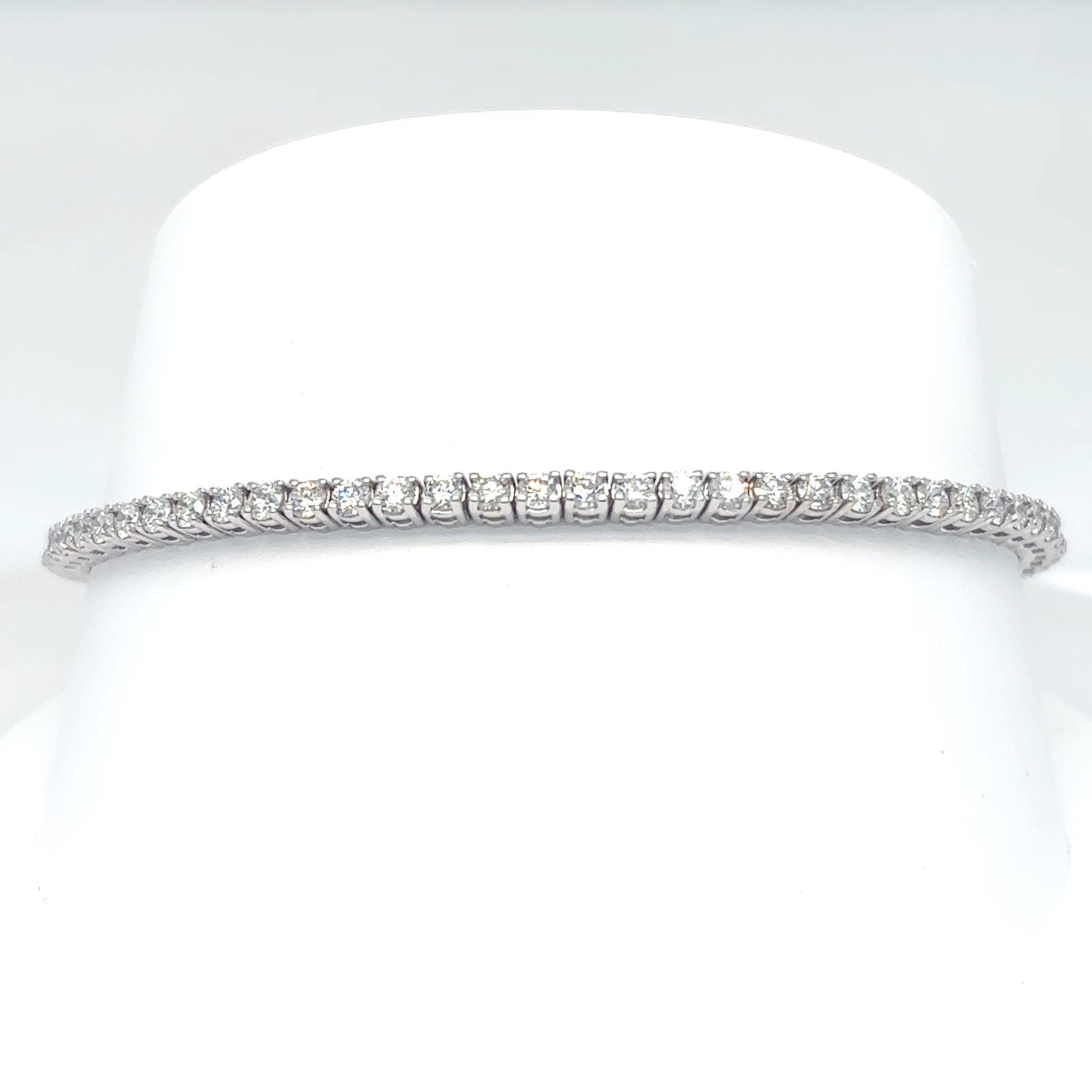 14KW 7.25" 3.07CTW DIAMOND BRACELET SI1/G-H 8.0G