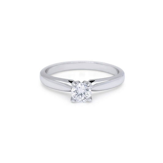 18KW 0.31CT ROUND DIAMOND SOLITAIRE SI1/G 3.2G-Fine Jewelry in Bradenton &amp; Lakewood Ranch, Fl. | Michael &amp; Co. Jewelers