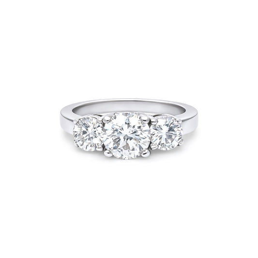 14KW 1.75CTW ROUND THREE DIAMOND RING SI2-I1/H-I 5.5G-Fine Jewelry in Bradenton &amp; Lakewood Ranch, Fl. | Michael &amp; Co. Jewelers