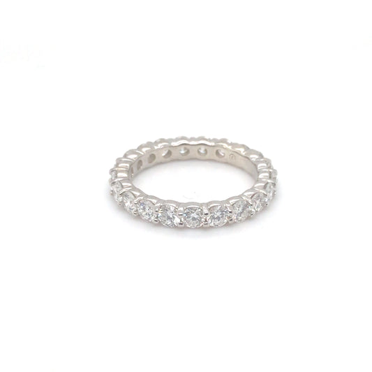 14KW 2.00CTW ROUND DIAMOND ETERNITY RING VS2/F-G 2.8G SZ:6-Fine Jewelry in Bradenton &amp; Lakewood Ranch, Fl. | Michael &amp; Co. Jewelers