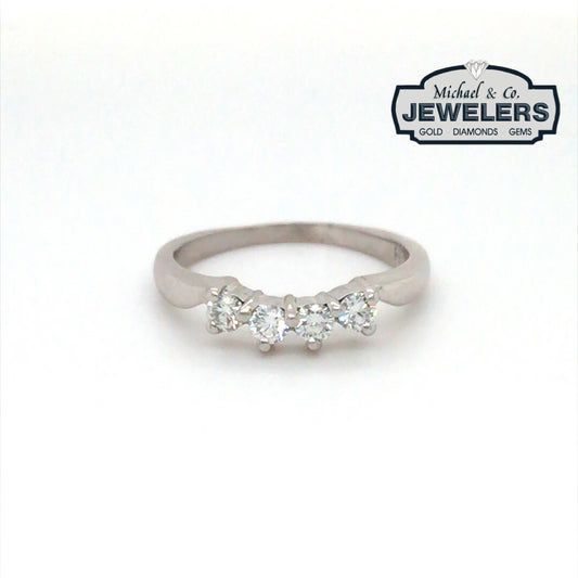 14KW 0.40CTW MATCHING ROUND DIAMOND BAND SI1/E 2.6G-Fine Jewelry in Bradenton &amp; Lakewood Ranch, Fl. | Michael &amp; Co. Jewelers