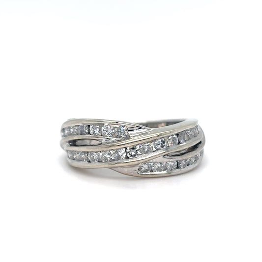 14KW 0.75CTW DIAMOND FASHION RING SI1/G-H 6.3G-Fine Jewelry in Bradenton &amp; Lakewood Ranch, Fl. | Michael &amp; Co. Jewelers