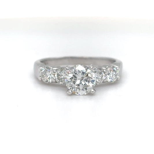 14KW 1.93CTW ROUND DIAMOND ENGAGEMENT RING SI2-I2/G-H 3.8G-Fine Jewelry in Bradenton &amp; Lakewood Ranch, Fl. | Michael &amp; Co. Jewelers