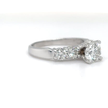 14KW 1.93CTW ROUND DIAMOND ENGAGEMENT RING SI2-I2/G-H 3.8G