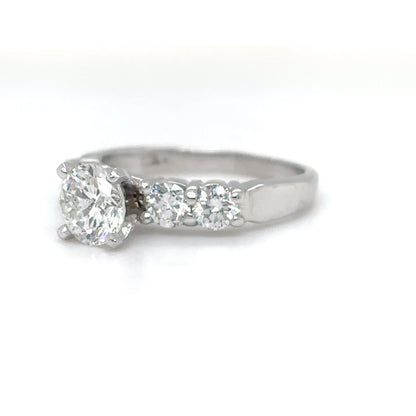 14KW 1.93CTW ROUND DIAMOND ENGAGEMENT RING SI2-I2/G-H 3.8G