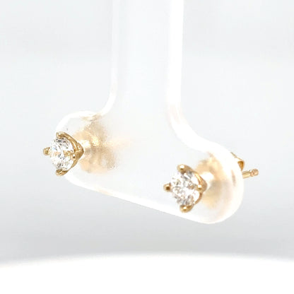 14KY 0.36CTW ROUND DIAMOND SOLITAIRE MARTINI EARRINGS SI/G-H