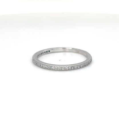 18KW 0.25CTW DIAMOND BAND SI/H-I 1.4G