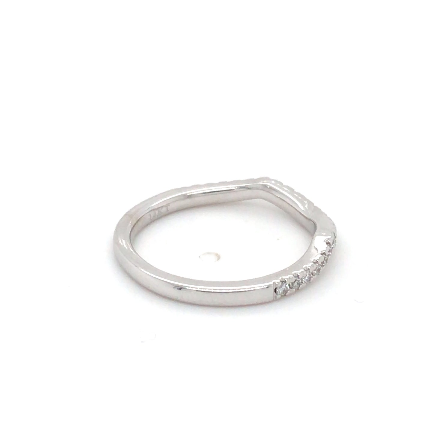 VERA WANG 14KW 0.25CTW MATCHING DIAMOND BAND VS2/G-H 2.2G