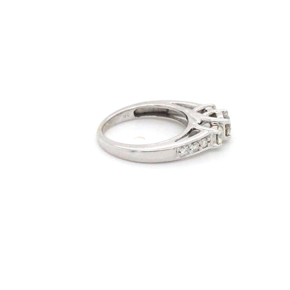 14KW 0.85CTW GRADUATED DIAMOND BAND SI/I-J 4.1G