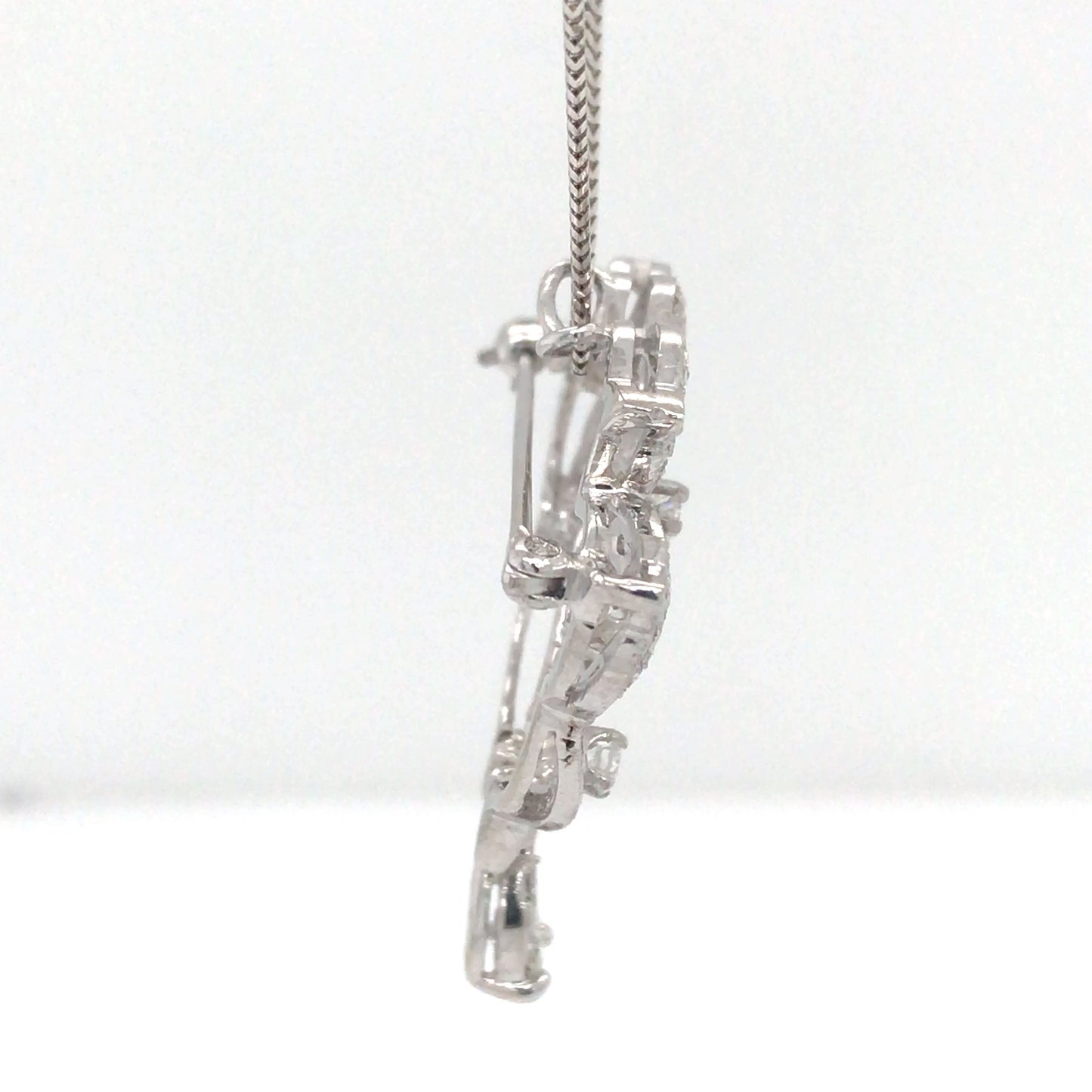 14KW DIAMOND BROOCH/PENDANT SI2-I1/H-I 6.5G