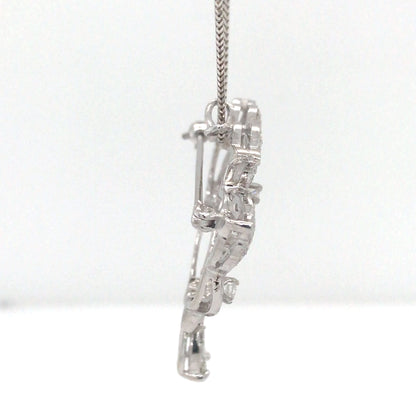 14KW DIAMOND BROOCH/PENDANT SI2-I1/H-I 6.5G