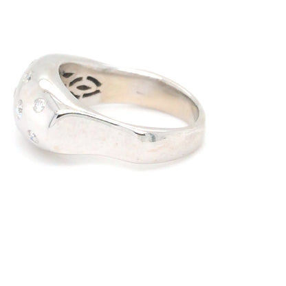 14KW 0.50CTW DIAMOND DOME RING VS/F-G 11.3G