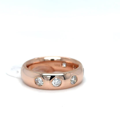 14KR 0.50CTW DIAMOND BAND SI2-I1/H-I 6.0G