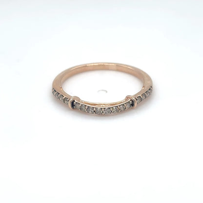 14KR LEVIAN 0.16CTW CHOCOLATE DIAMOND RING SI1 1.5G