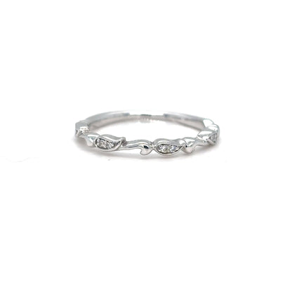 14KW 0.15CTW ROUND DIAMOND BAND SI2/I 1.8G