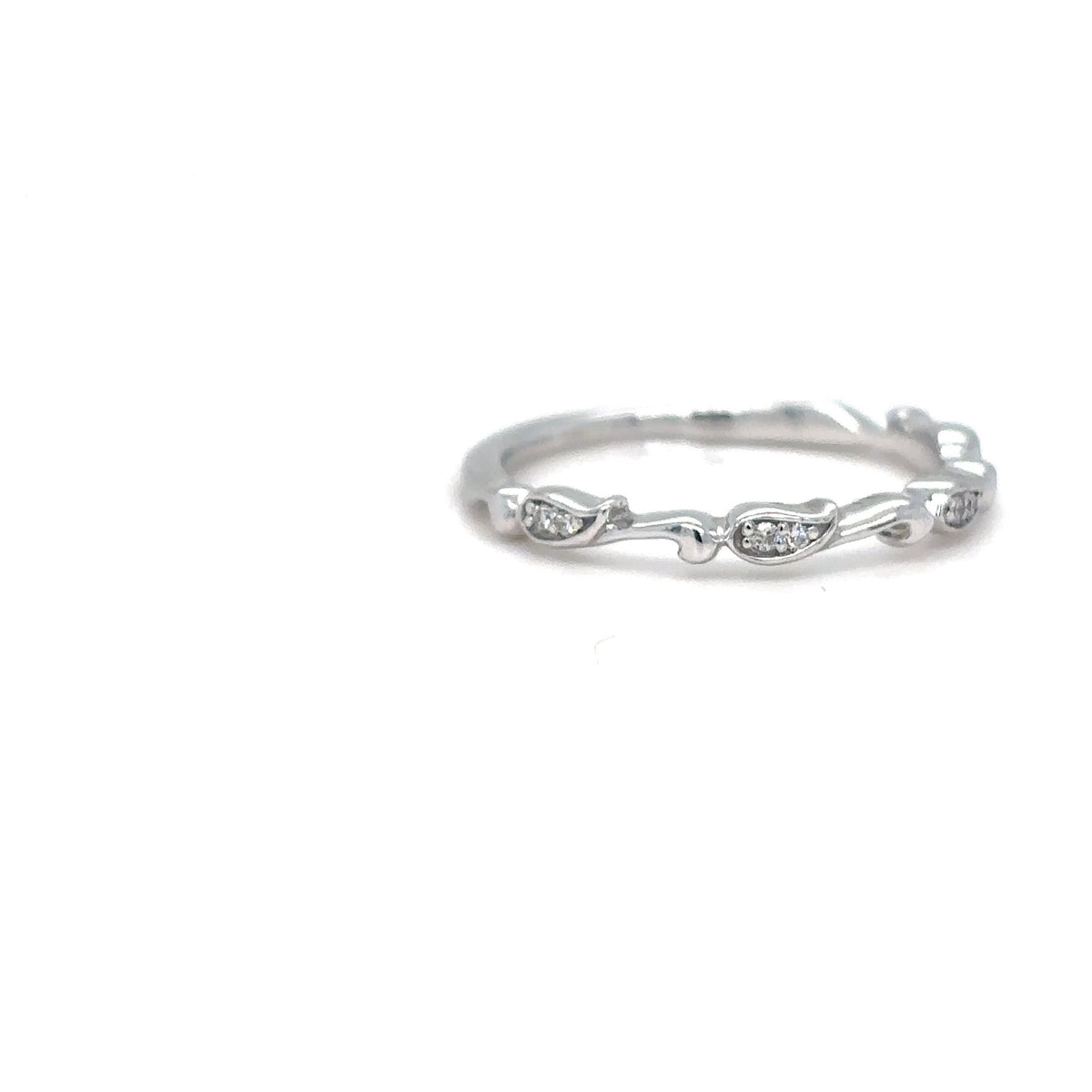 14KW 0.15CTW ROUND DIAMOND BAND SI2/I 1.8G