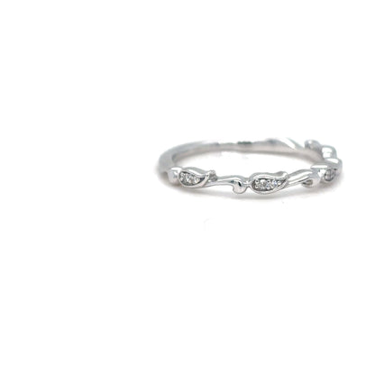 14KW 0.15CTW ROUND DIAMOND BAND SI2/I 1.8G