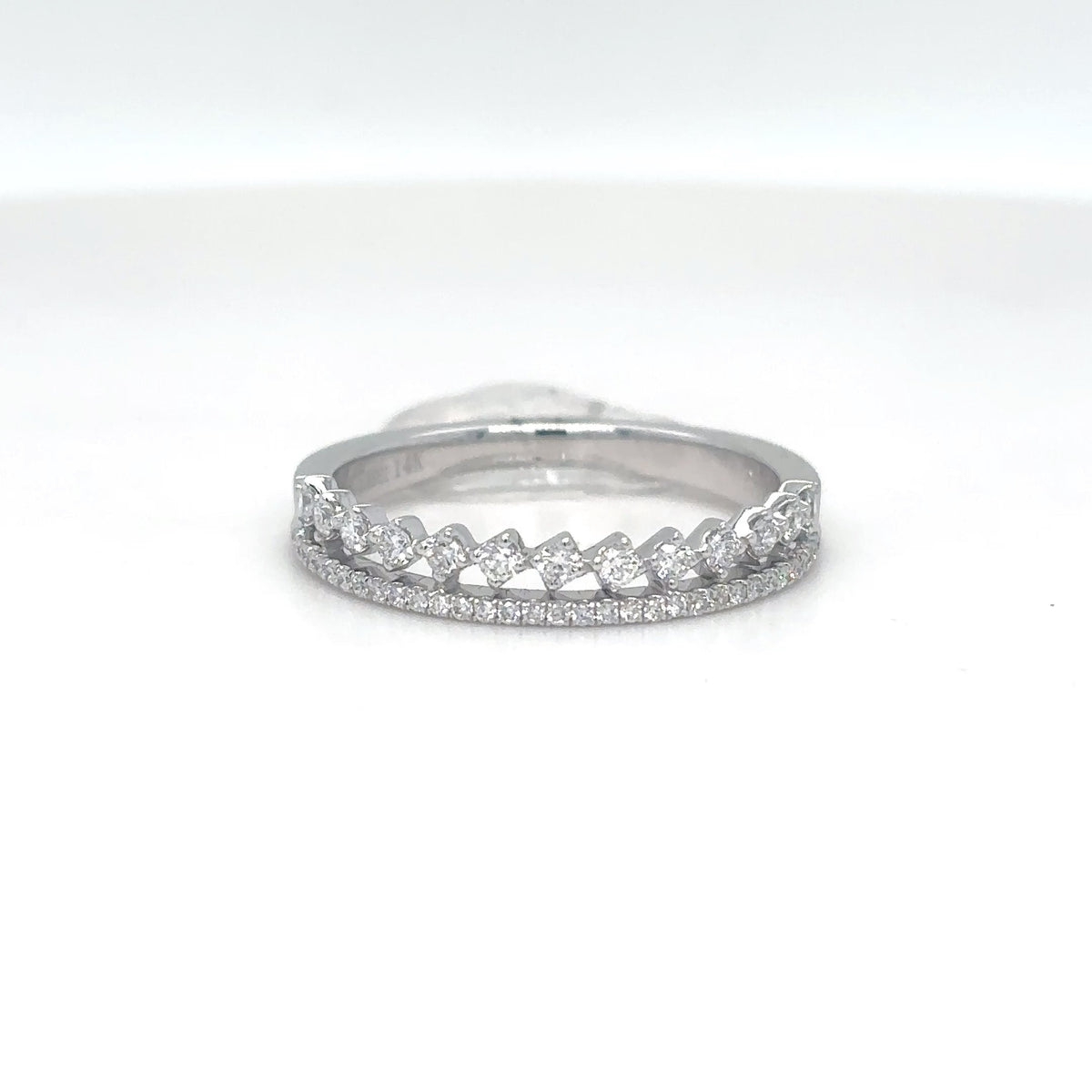 14KW 0.29CTW ROUND DIAMOND BAND VS/F-G 2.4G