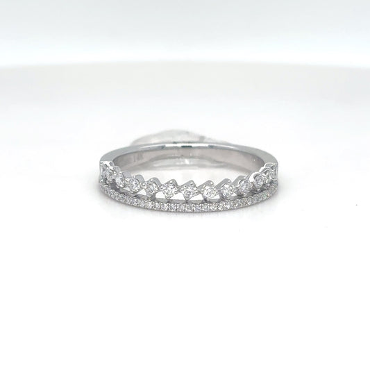 14KW 0.29CTW ROUND DIAMOND BAND VS/F-G 2.4G - Fine Jewelry in Bradenton Michael & Co. Jewelers