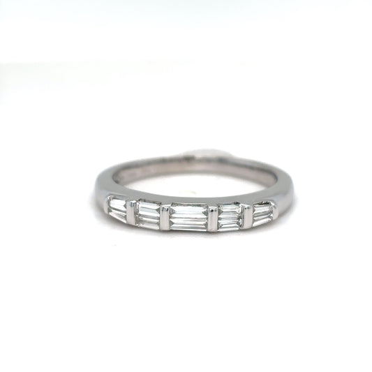14KW 0.50CTW BAGUETTE DIAMOND BAND VS2/F-G 2.6G-Fine Jewelry in Bradenton &amp; Lakewood Ranch, Fl. | Michael &amp; Co. Jewelers