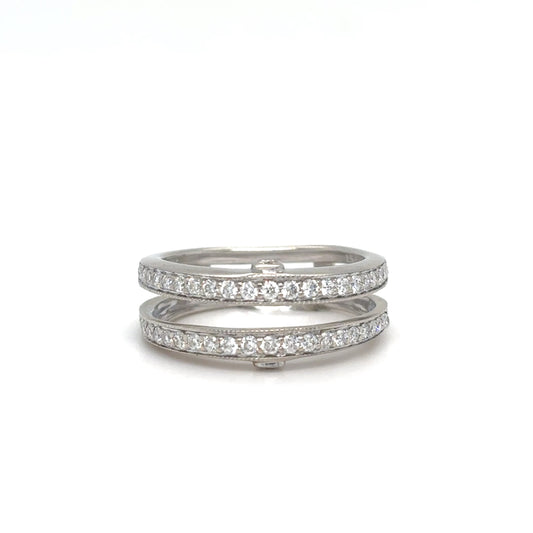 14KW 0.50CTW DIAMOND RING GUARD SI2-I1/G-H 4.5-Fine Jewelry in Bradenton &amp; Lakewood Ranch, Fl. | Michael &amp; Co. Jewelers