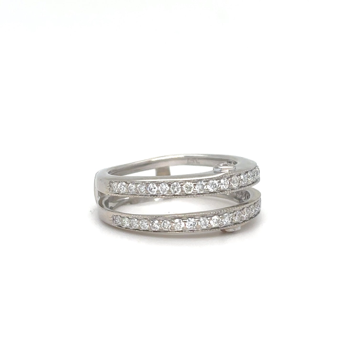 14KW 0.50CTW DIAMOND RING GUARD SI2-I1/G-H 4.5