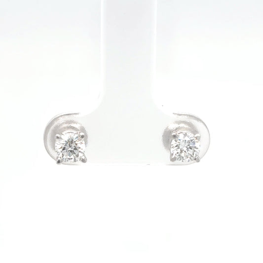 14KW 0.65CTW DIAMONND SOLITAIRE SCREW BACK EARRINGS SI1/H-Fine Jewelry in Bradenton &amp; Lakewood Ranch, Fl. | Michael &amp; Co. Jewelers