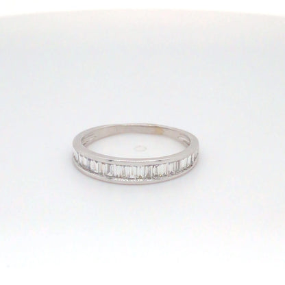 14KW 0.75CTW BAGUETTE DIAMOND BAND SI/H 1.6G