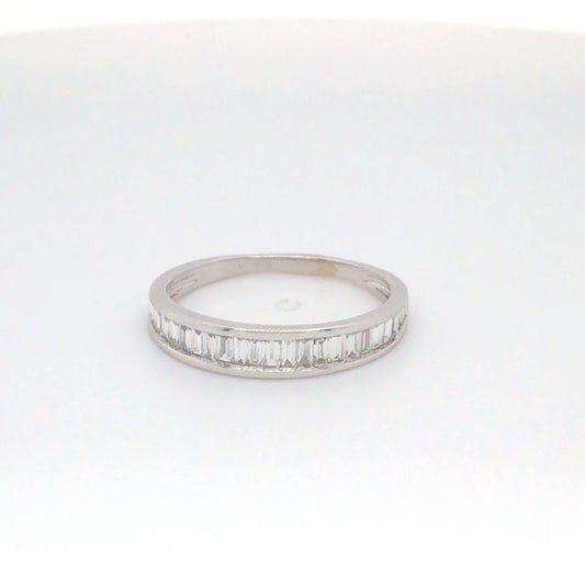 14KW 0.75CTW BAGUETTE DIAMOND BAND SI/H 1.6G-Fine Jewelry in Bradenton &amp; Lakewood Ranch, Fl. | Michael &amp; Co. Jewelers