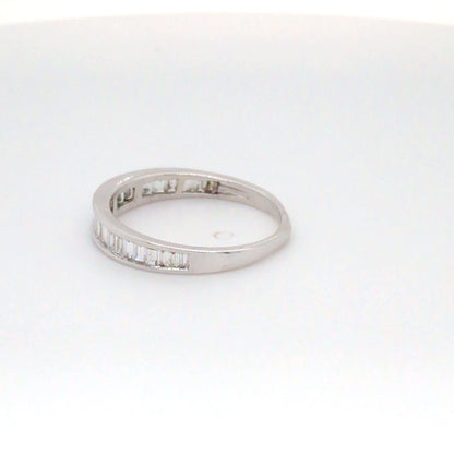 14KW 0.75CTW BAGUETTE DIAMOND BAND SI/H 1.6G