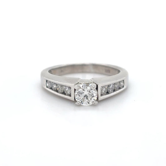 14KW 0.82CTW ROUND DIAMOND ENGAGEMENT RING-Fine Jewelry in Bradenton &amp; Lakewood Ranch, Fl. | Michael &amp; Co. Jewelers