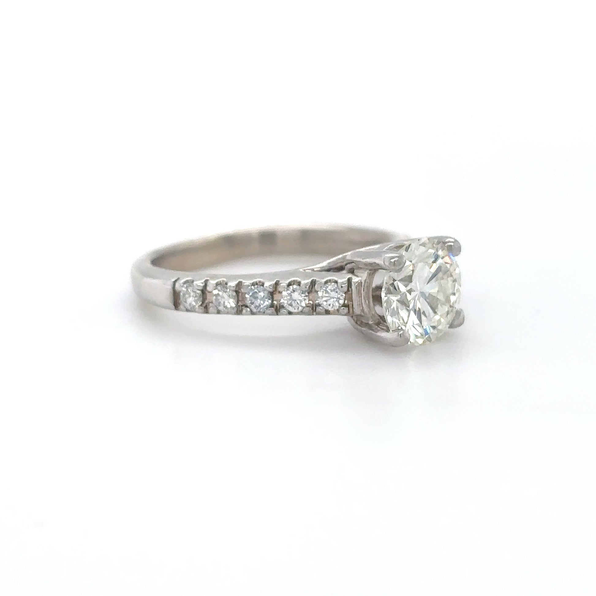 14KW 1.62CTW DIAMOND ENGAGEMENT RING VS2/K-VS2/F-G