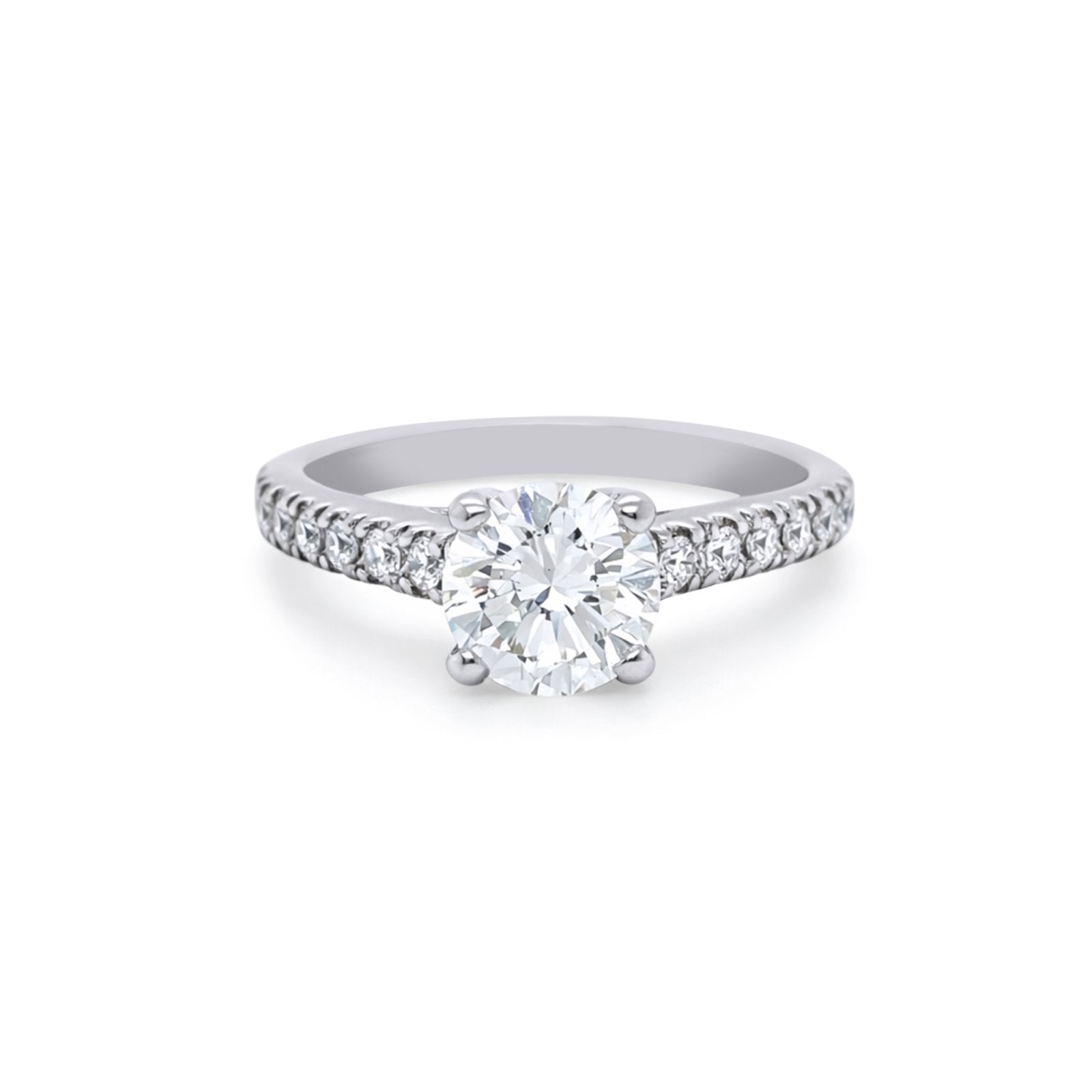 14KW 1.62CTW DIAMOND ENGAGEMENT RING VS2/K-VS2/F-G