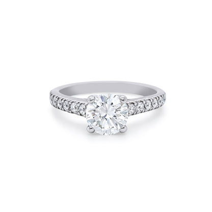 14KW 1.62CTW DIAMOND ENGAGEMENT RING VS2/K-VS2/F-G