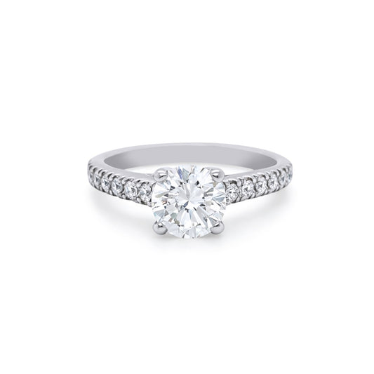 14KW 1.62CTW DIAMOND ENGAGEMENT RING VS2/K-VS2/F-G