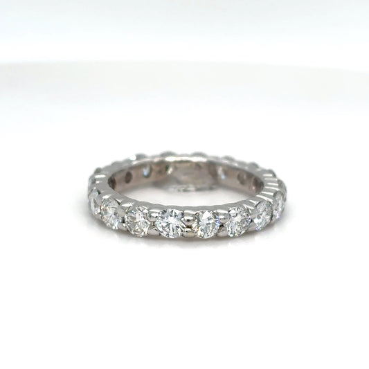 14KW 1.80CTW ROUND BRILLIANT DIAMOND ETERNITY BAND SI1/G-H 2.9G SZ: 5-Fine Jewelry in Bradenton &amp; Lakewood Ranch, Fl. | Michael &amp; Co. Jewelers