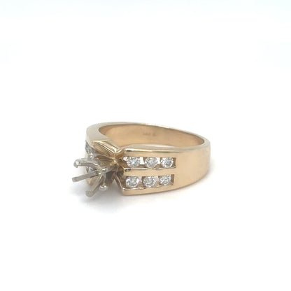 14KY 0.36CTW DIAMOND SEMI-MOUNT I1/H 6.0G
